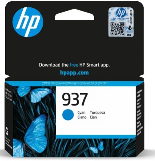 HP 937 Cyan Original Ink Cartridge