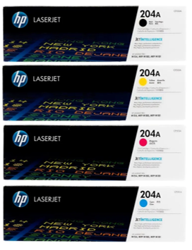 HP 204A Toner Cartridge – 4-Color Set
