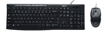 Logitech Desktop MK200 (Wired Combo)
