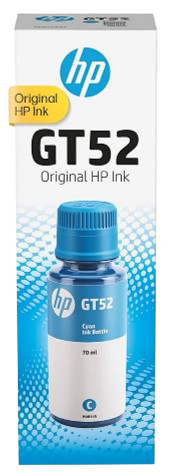 HP GT52 Cyan Ink Bottle