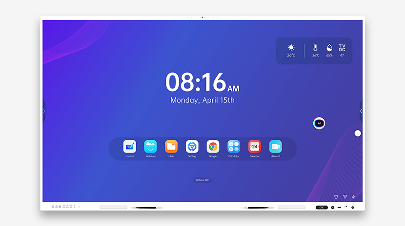 RK3588 – 86” Interactive Display