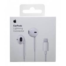 APPLE EARPODS WITH LIGHTING CONNECTOR EARPHONE - ORIGINAL-A1748