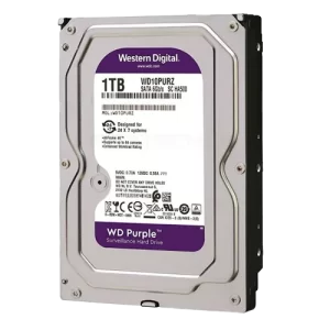 WESTERN DIGITAL 1TB SATA HARD DISK DRIVE- WD PURPLE - WD10PURZ