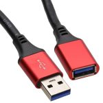 pro-metal-usb-30-superspeed-cable-extension-lead-a-plug-to-female-socket-red-2m