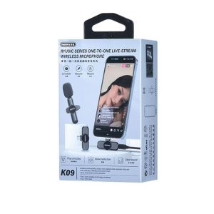 REMAX K09 ONE TO ONE LIVE STREAM WIRELESS MICROPHONE TYPE C