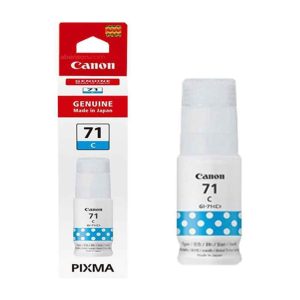 CANON GENUINE PRINTER INK BOTTLE 71 CYAN