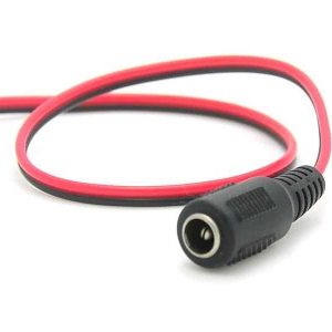 DC JACK WIRED FEMALE- BLUE