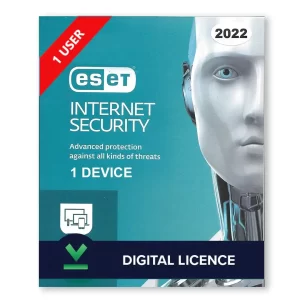 ESET INTERNET SECURITY 2022 - 1 USER WITH 1 YEAR SUBSCRIPTION