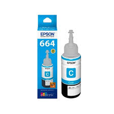 GENUINE EPSON 70ML INK BOTTLE- 664 - CYAN