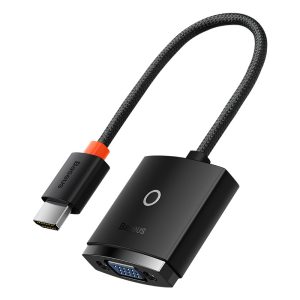 BASEUS LITE SERIES HDMI TO VGA WITH 3.5MM AUX PORT AND MICRO - AIRJO