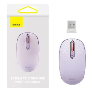 BASEUS CREATOR TRI-MODE F01B WIRELESS MOUSE NEBULA PURPLE