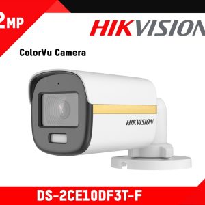 HIKVISION 2.0MP COLOURVU CAMERA DS-2CE10DF3T-PF 3.6MM