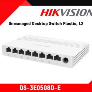 HIKVISION 8 PORT GIGABIT NETWORK SWITCH DS-3E0508D-E