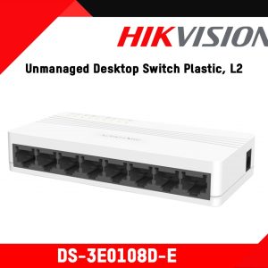 HIKVISION 8 PORT UNMANAGED SWITCH DS-3E0108D-E