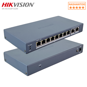HIKVISION SWITCH GIGABIT POE 8 PORT - DS-3E1510P-E1/M