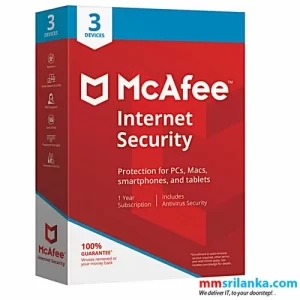 MCAFEE INTERNET SECURITY V2019 WITH ONE YEAR SUBSCRIPTION-3 USER