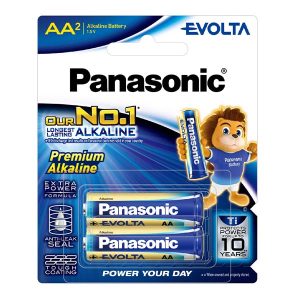 PANASONIC AA ALKALINE BATTERY EVOLTA