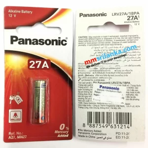 PANASONIC ALKALINE 27A BATTERY LRV27A/1BPA