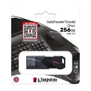 KINGSTON ORIGINAL DATATRAVELER EXODIA "ONYX" 256GB - USB 3.2