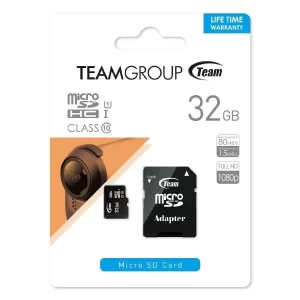 TEAM MICRO SDHC 32GB CLASS10 UHS-I W/1 ADAPTER